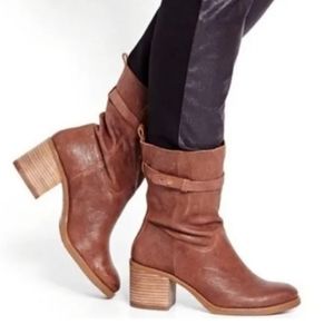 Lucky Brand Leather Boots Ramsey Sz 10 Like New